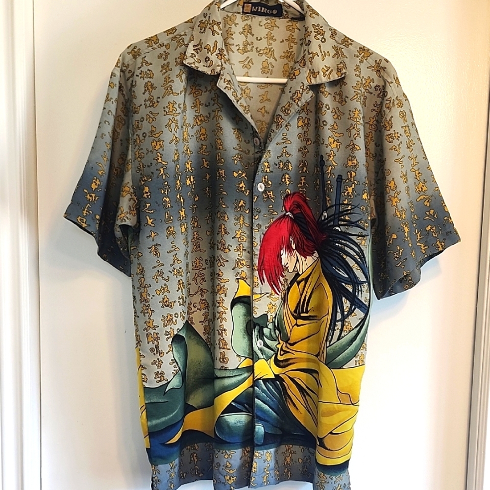 Multicolor Wingo Graphic Men's Shirt